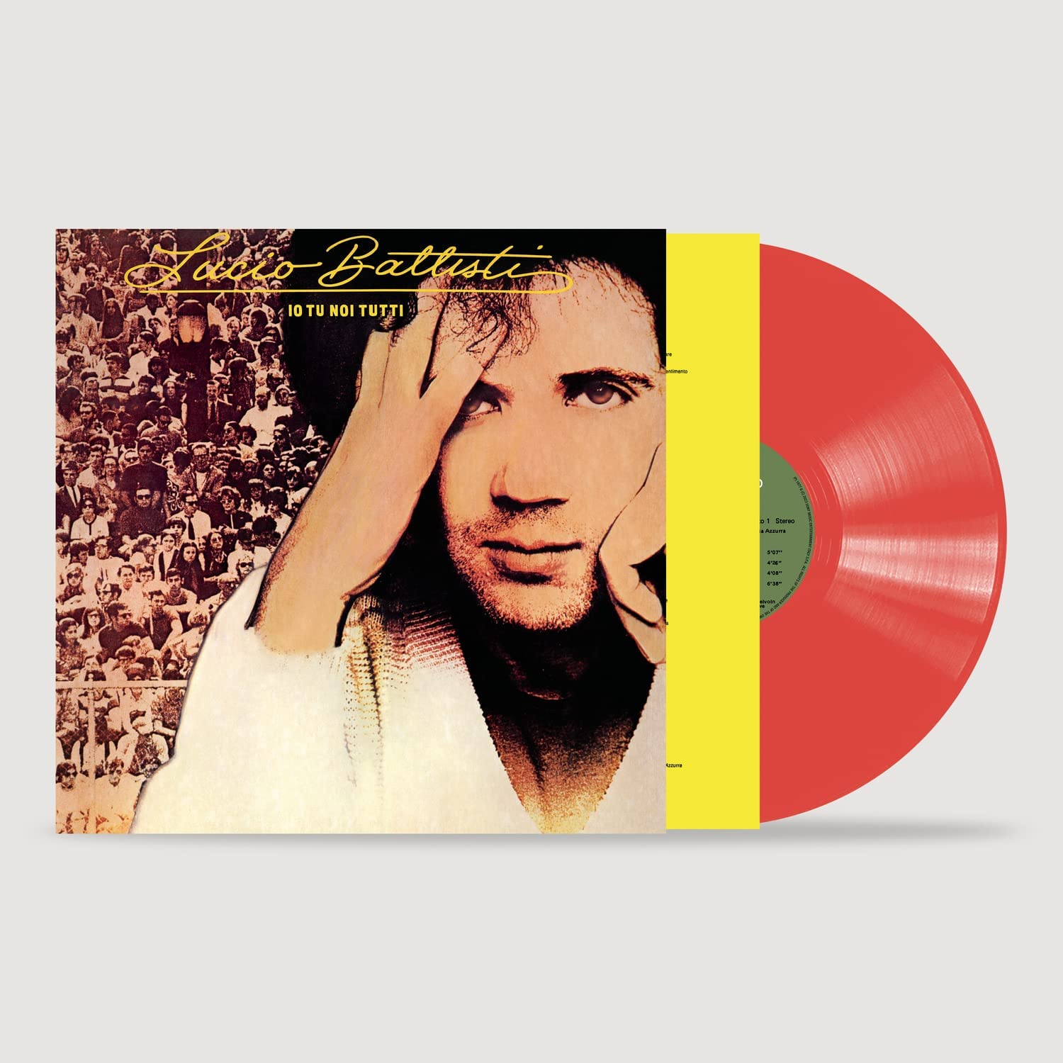 MUSICA ITALIANA - CD - VINILI - LP -: io tu noi tutti - lp vinile nuovo  chiuso edizione colorata rossa